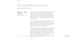 Desktop Screenshot of foodandtravellouise.wordpress.com