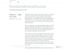 Tablet Screenshot of foodandtravellouise.wordpress.com
