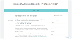 Desktop Screenshot of desigourmand.wordpress.com