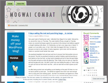 Tablet Screenshot of mogwaicombat.wordpress.com