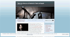 Desktop Screenshot of periodismoyteatro.wordpress.com