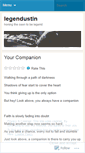 Mobile Screenshot of legendustin.wordpress.com