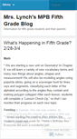 Mobile Screenshot of mpblynch.wordpress.com
