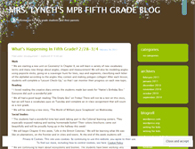 Tablet Screenshot of mpblynch.wordpress.com