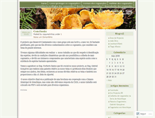 Tablet Screenshot of cogumelinhos.wordpress.com