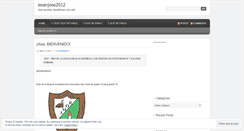 Desktop Screenshot of iesanjose2011.wordpress.com