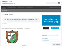 Tablet Screenshot of iesanjose2011.wordpress.com