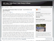 Tablet Screenshot of diysolarathome.wordpress.com