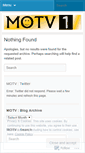Mobile Screenshot of motv.wordpress.com