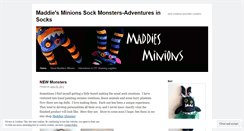 Desktop Screenshot of maddiesminions.wordpress.com