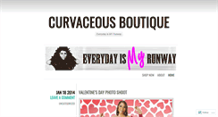 Desktop Screenshot of curvaceousboutique.wordpress.com