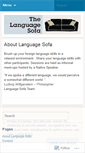 Mobile Screenshot of languagesofa.wordpress.com