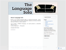 Tablet Screenshot of languagesofa.wordpress.com