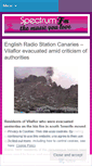 Mobile Screenshot of englishradiocanaries.wordpress.com