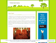 Tablet Screenshot of fluffybuttmama.wordpress.com