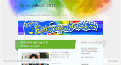 Desktop Screenshot of episcopalooza.wordpress.com