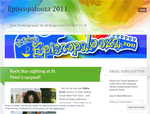 Tablet Screenshot of episcopalooza.wordpress.com