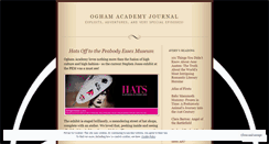 Desktop Screenshot of oghamacademy.wordpress.com