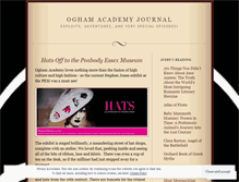 Tablet Screenshot of oghamacademy.wordpress.com