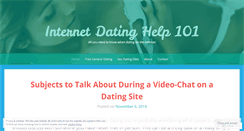 Desktop Screenshot of internetdatinghelp101.wordpress.com