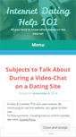 Mobile Screenshot of internetdatinghelp101.wordpress.com