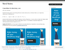 Tablet Screenshot of nerdnotes.wordpress.com