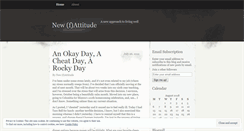 Desktop Screenshot of newfattitude.wordpress.com