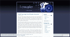 Desktop Screenshot of icroupier.wordpress.com