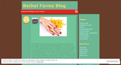 Desktop Screenshot of bethelfarms.wordpress.com