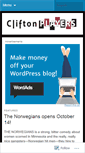 Mobile Screenshot of cliftonplayers.wordpress.com
