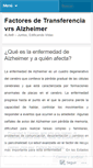 Mobile Screenshot of enfermedaddealzheimer.wordpress.com