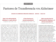 Tablet Screenshot of enfermedaddealzheimer.wordpress.com
