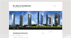 Desktop Screenshot of drxelaandarchitecture.wordpress.com