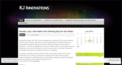 Desktop Screenshot of kjinnovations.wordpress.com