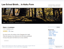 Tablet Screenshot of haikubriefs.wordpress.com