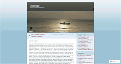 Desktop Screenshot of crosshope.wordpress.com