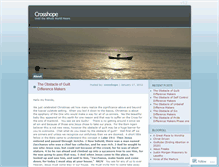 Tablet Screenshot of crosshope.wordpress.com