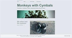 Desktop Screenshot of monkeyswithcymbals.wordpress.com