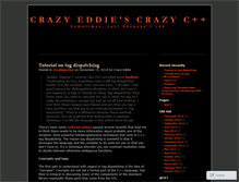 Tablet Screenshot of crazycpp.wordpress.com