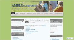 Desktop Screenshot of amblecommunity.wordpress.com