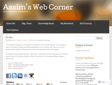 Tablet Screenshot of aasims.wordpress.com