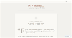 Desktop Screenshot of ajourney.wordpress.com