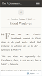 Mobile Screenshot of ajourney.wordpress.com