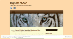 Desktop Screenshot of bigcatsofzion.wordpress.com
