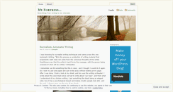 Desktop Screenshot of lilmiszwriter.wordpress.com