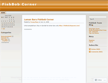 Tablet Screenshot of fishbobcorner.wordpress.com