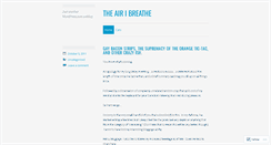 Desktop Screenshot of airsmind.wordpress.com