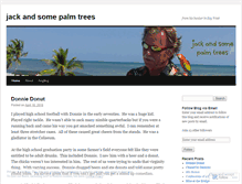 Tablet Screenshot of jackandsomepalmtrees.wordpress.com