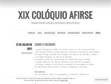 Tablet Screenshot of afirse2012.wordpress.com