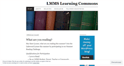 Desktop Screenshot of lmmslearningcommons.wordpress.com